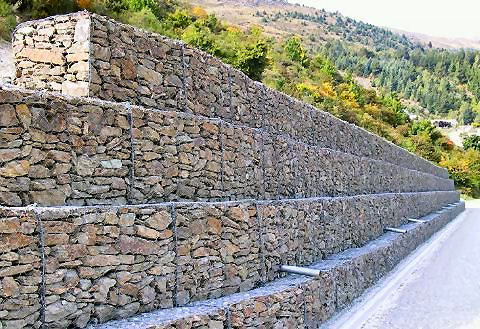 Preço em Angola de m³ de Muro de gabiões. Gerador de preços para construção  civil. CYPE Ingenieros, S.A.